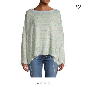 Free People Prism Pullover Spacedye Top